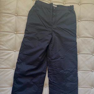 Children's Place snow pants adjustable elastic waist size 12 black
